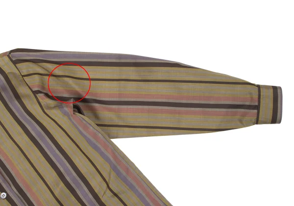 ISSEY MIYAKE Silk Multi Stripe Shirt K-162749_007