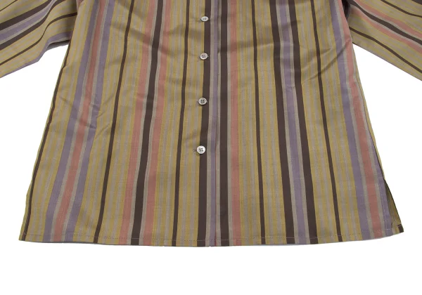 ISSEY MIYAKE Silk Multi Stripe Shirt K-162749_011