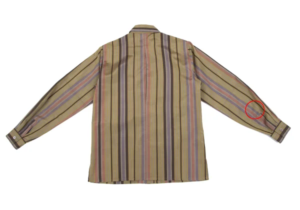 ISSEY MIYAKE Silk Multi Stripe Shirt K-162749_013