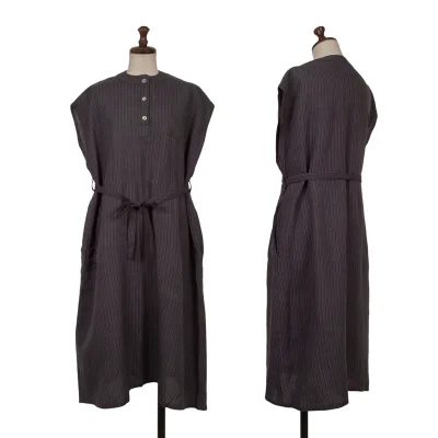 COMME des GARCONS Waist Cord Pullover Striped Dress