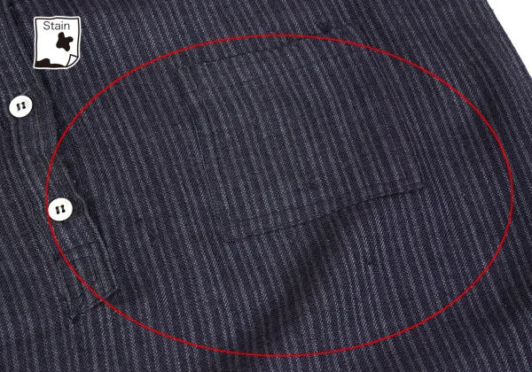 COMME des GARCONS Waist Cord Pullover Striped Dress K-162750_004