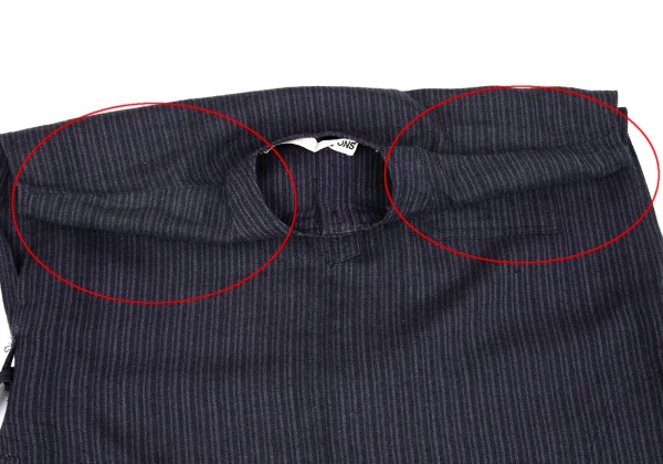 COMME des GARCONS Waist Cord Pullover Striped Dress K-162750_006