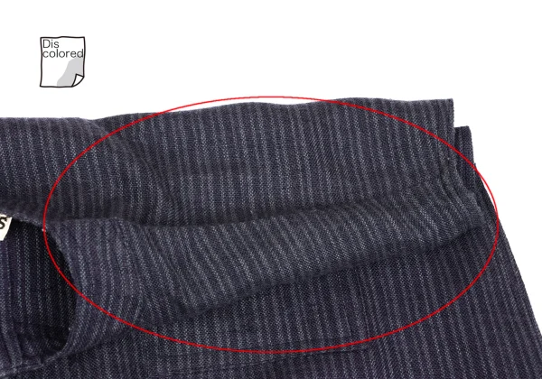 COMME des GARCONS Waist Cord Pullover Striped Dress K-162750_008