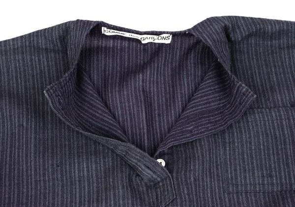COMME des GARCONS Waist Cord Pullover Striped Dress K-162750_009