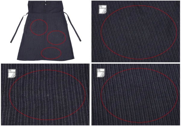 COMME des GARCONS Waist Cord Pullover Striped Dress K-162750_012