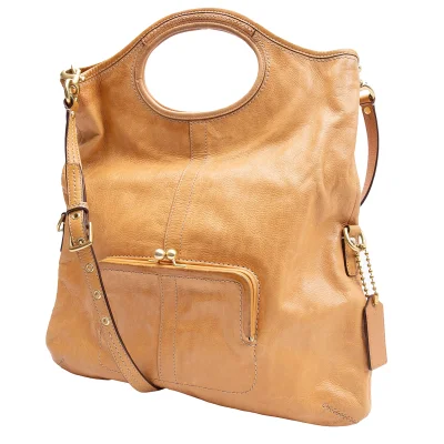 COACH B0873-12250 2way Leather Shoulder Bag