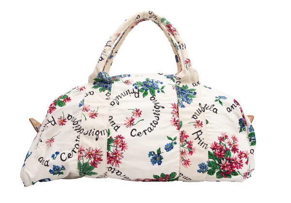 tricot COMME des GARCONS Floral Printed Canvas Bag K-162757_002