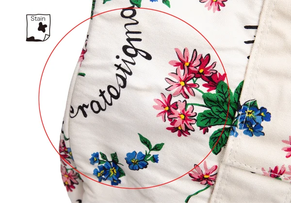 tricot COMME des GARCONS Floral Printed Canvas Bag K-162757_006