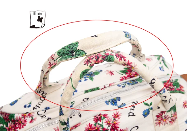 tricot COMME des GARCONS Floral Printed Canvas Bag K-162757_011
