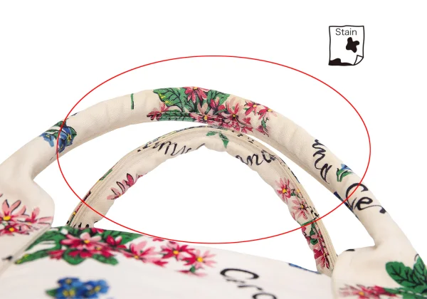 tricot COMME des GARCONS Floral Printed Canvas Bag K-162757_013