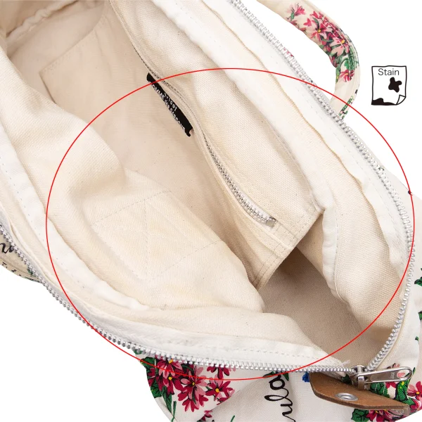 tricot COMME des GARCONS Floral Printed Canvas Bag K-162757_015