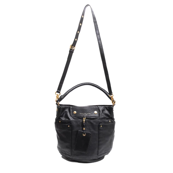 MARC by MARC JACOBS Pocket Design Leather Shoulder Bag K-162758_002