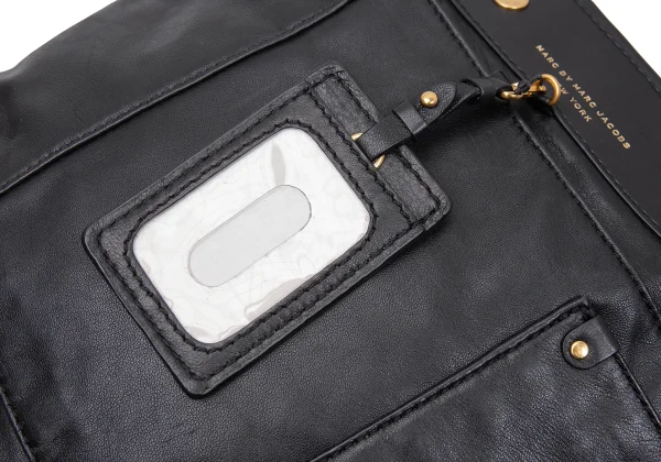 MARC by MARC JACOBS Pocket Design Leather Shoulder Bag K-162758_007