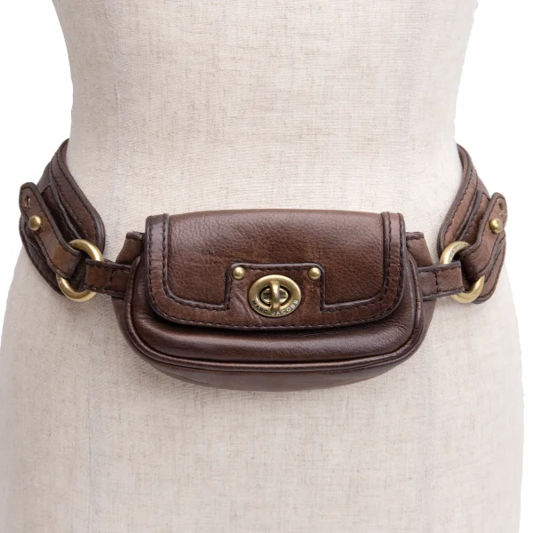 MARC by MARC JACOBS Leather Waist Bag Brown  K-162762_001