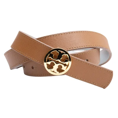 Tory Burch Bi-color Reversible Leather Belt