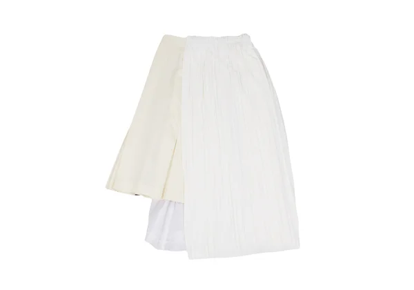 COMME des GARCONS Pleated Double Waist Skirt K-162764_002