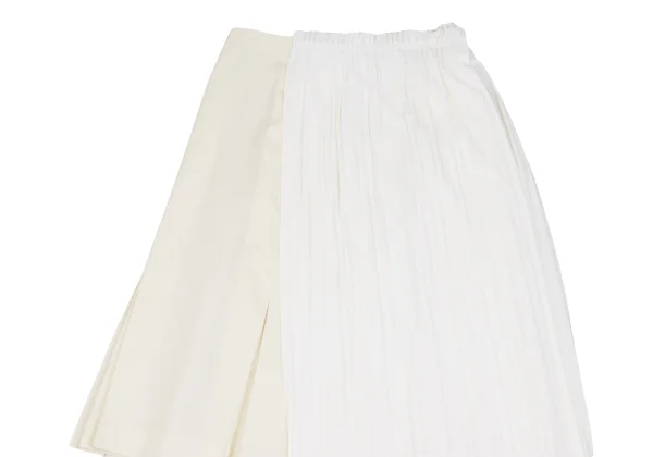 COMME des GARCONS Pleated Double Waist Skirt K-162764_003