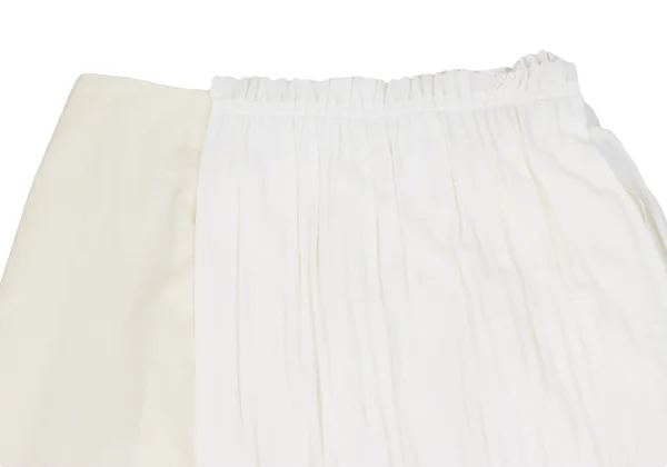 COMME des GARCONS Pleated Double Waist Skirt K-162764_004