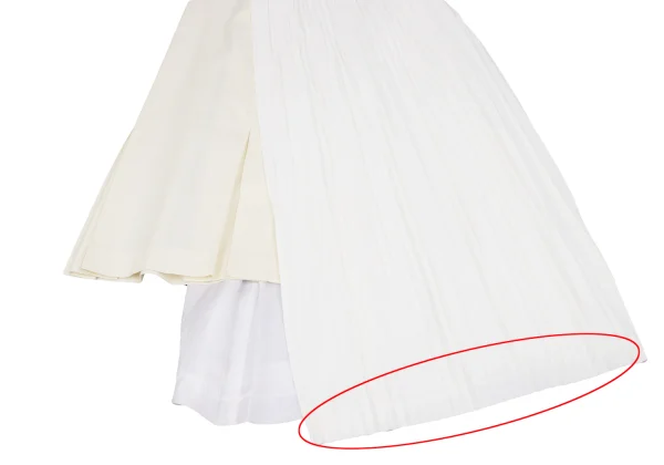 COMME des GARCONS Pleated Double Waist Skirt K-162764_006