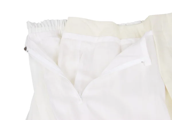 COMME des GARCONS Pleated Double Waist Skirt K-162764_014