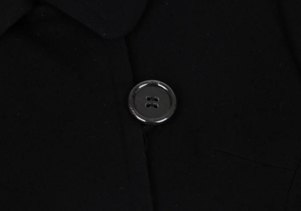 tricot COMME des GARCONS Brushed Wool Round Collar Long Coat K-162765_005