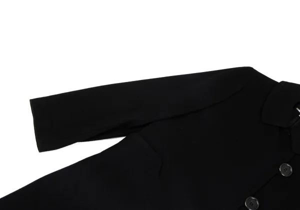 tricot COMME des GARCONS Brushed Wool Round Collar Long Coat K-162765_006