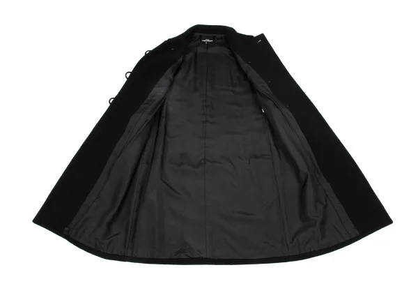 tricot COMME des GARCONS Brushed Wool Round Collar Long Coat K-162765_012