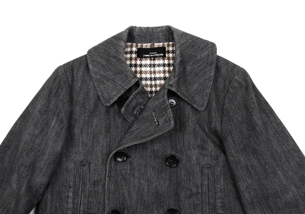 tricot COMME des GARCONS Check Lining Denim Double Jacket K-162766_006