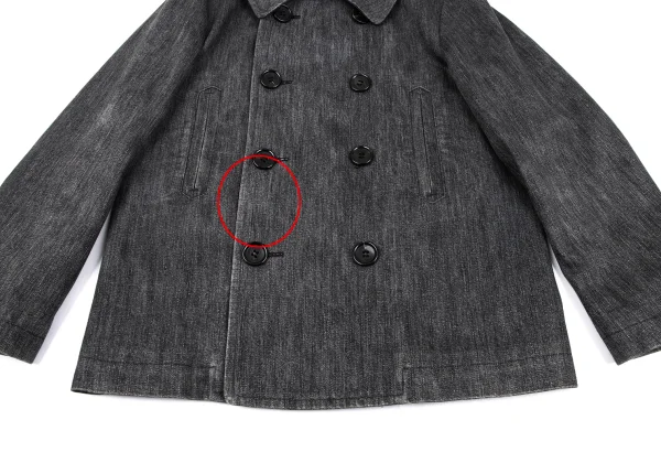 tricot COMME des GARCONS Check Lining Denim Double Jacket K-162766_009