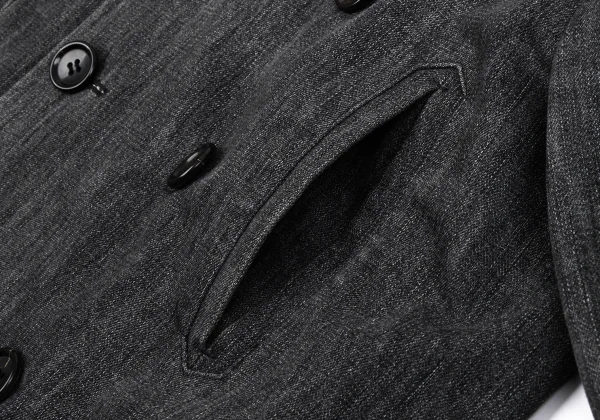 tricot COMME des GARCONS Check Lining Denim Double Jacket K-162766_011