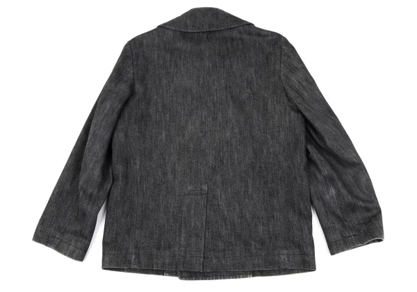 tricot COMME des GARCONS Check Lining Denim Double Jacket K-162766_016