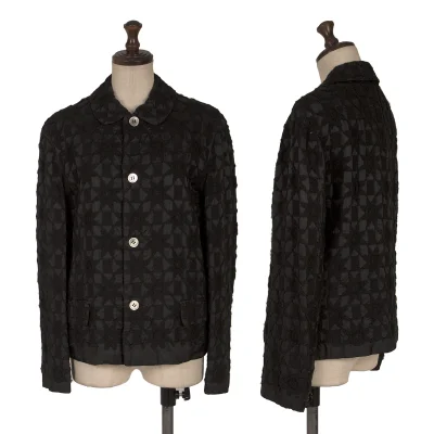 tricot COMME des GARCONS Floral Embroidery Cupra Jacket