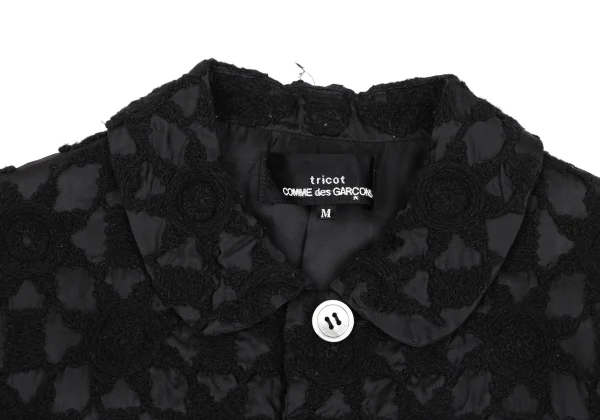 tricot COMME des GARCONS Floral Embroidery Cupra Jacket K-162769_004