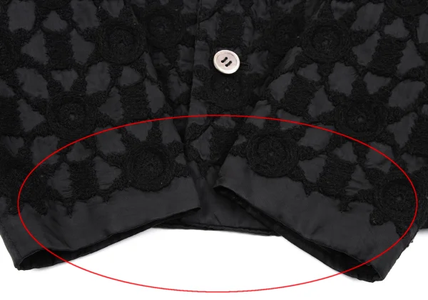 tricot COMME des GARCONS Floral Embroidery Cupra Jacket K-162769_007