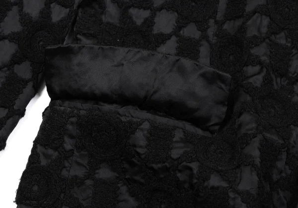 tricot COMME des GARCONS Floral Embroidery Cupra Jacket K-162769_010