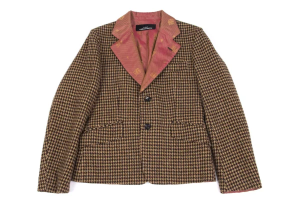 tricot COMME des GARCONS Reversible Houndstooth Jacket K-162770_003