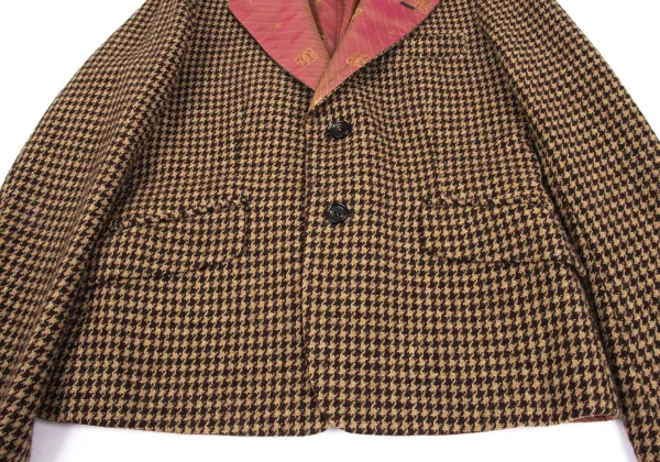 tricot COMME des GARCONS Reversible Houndstooth Jacket K-162770_007