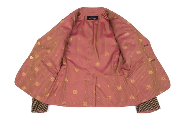 tricot COMME des GARCONS Reversible Houndstooth Jacket K-162770_010