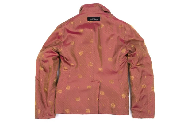 tricot COMME des GARCONS Reversible Houndstooth Jacket K-162770_012