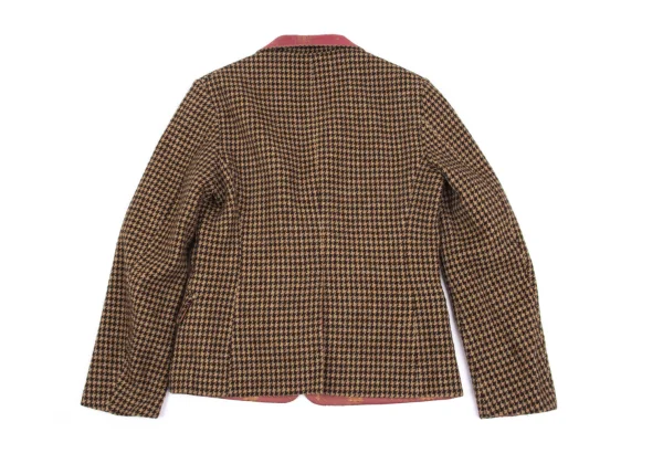 tricot COMME des GARCONS Reversible Houndstooth Jacket K-162770_013