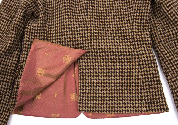tricot COMME des GARCONS Reversible Houndstooth Jacket K-162770_014