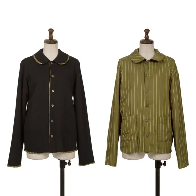 tricot COMME des GARCONS Stripe Lining Reversible Jacket