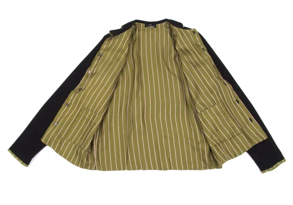 tricot COMME des GARCONS Stripe Lining Reversible Jacket K-162771_011