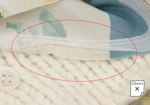 tricot COMME des GARCONS Knit Switching Cadigan K-162772_010