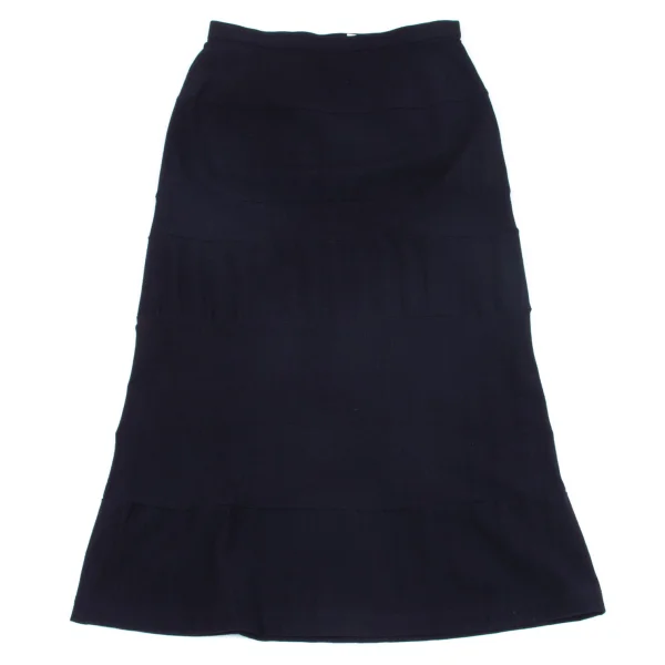 tricot COMME des GARCONS Switching Stretch Wool Skirt K-162776_002