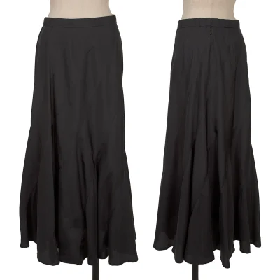 tricot COMME des GARCONS Cupra Diagonal Switching Flare Skirt