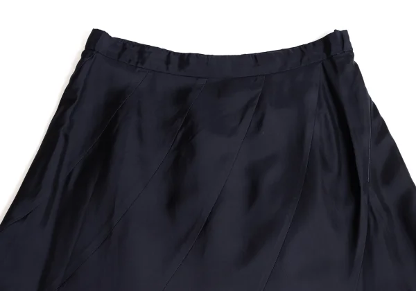 tricot COMME des GARCONS Cupra Diagonal Switching Flare Skirt K-162777_003