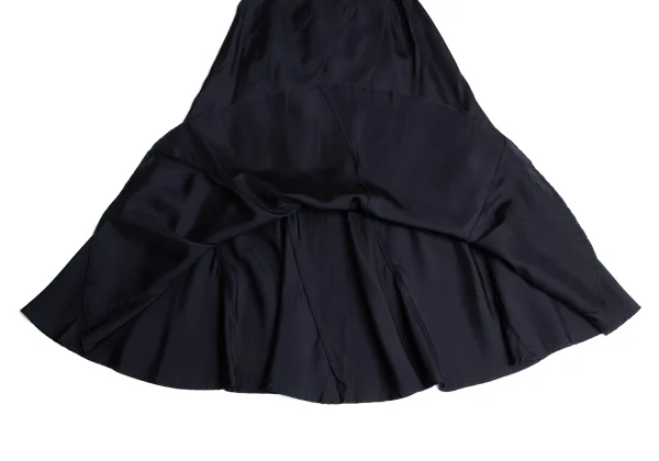 tricot COMME des GARCONS Cupra Diagonal Switching Flare Skirt K-162777_009