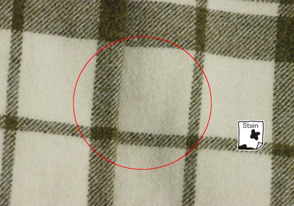 tricot COMME des GARCONS Leather Belt Wool Check Wrap Skirt K-162779_004