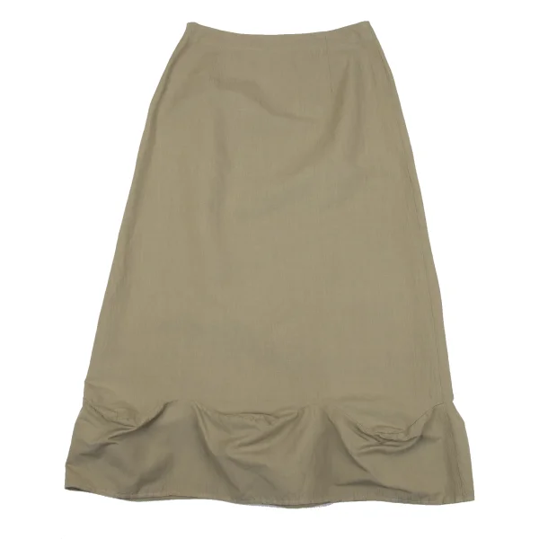 tricot COMME des GARCONS Linen Cotton Hem Switching Skirt K-162780_013